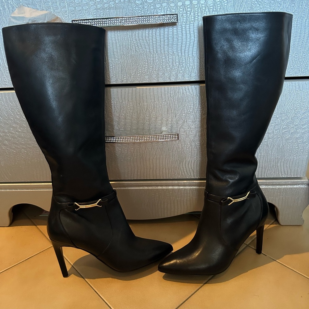 Women’s Cole Haan black leather boots